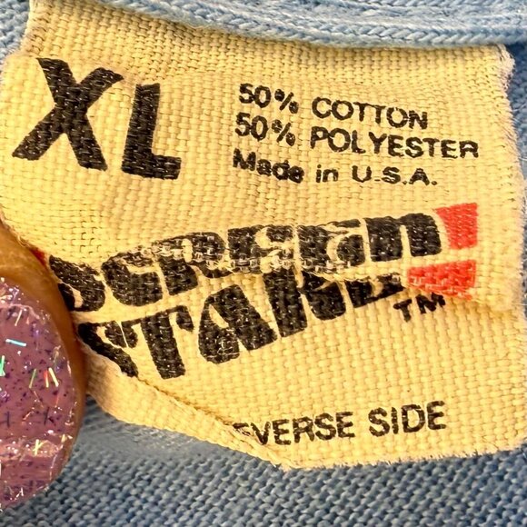 Vintage 1980s Memphis Americans Long Sleeve T-Shirt, Screen Stars Size L, Soccer - Picture 4 of 4